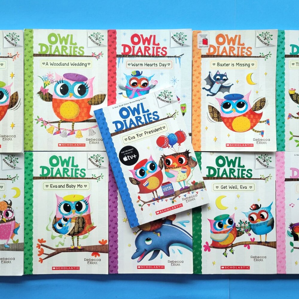 OWL DIARIES AND UNICORN DIARIES BOOKS MIXED LOT OF 15 BRANCHES SCHOLASTIC ELLIOT - Picture 3 of 15